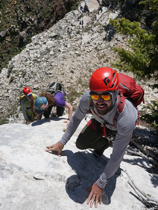 Climbing fast & light above Solitude Mountain Resort