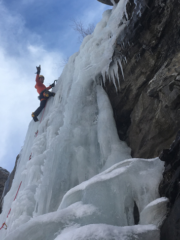 Multi-pitch Ice Climbing Clinic