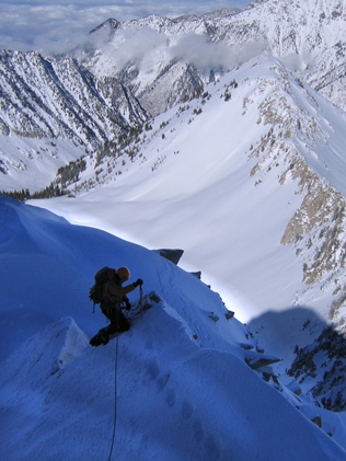 Traverse section, North Ridge, Pefifferhorn