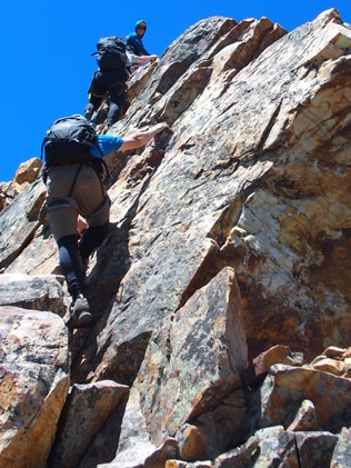 Climbing the West Slabs of Mt. Olympus