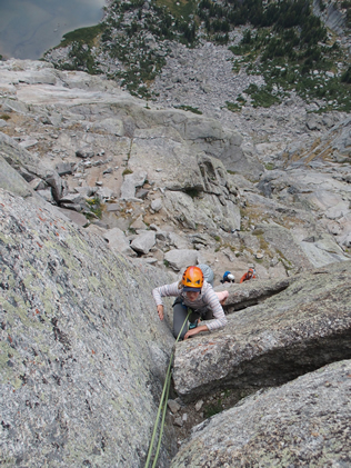 Climbing in the Wind River Range