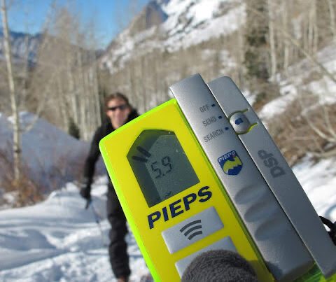 Beacon range check avalanche skills