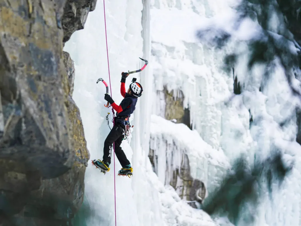 landers ice climbing