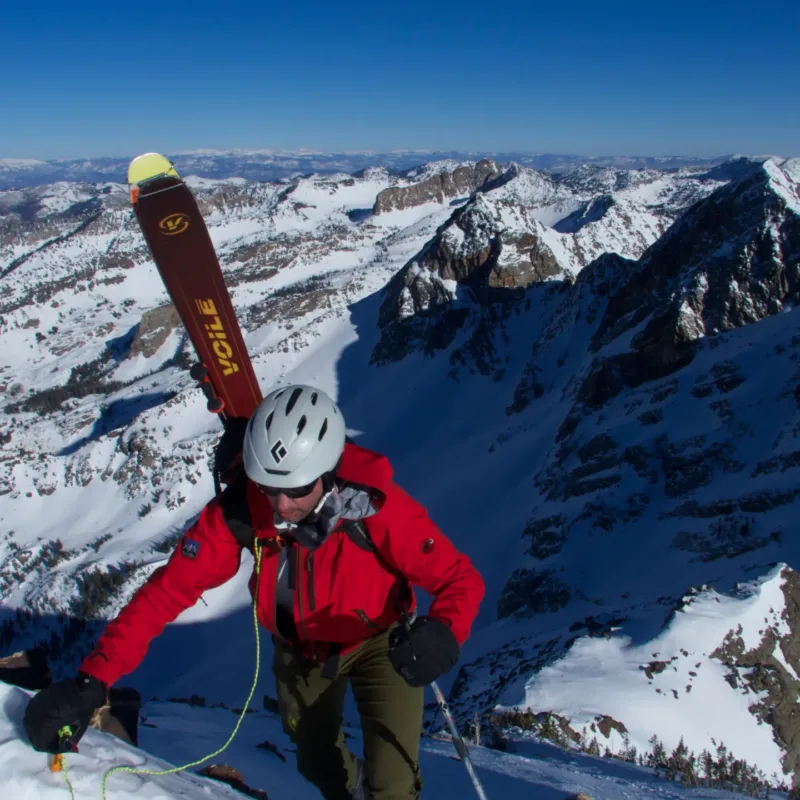 salt lake twin peaks ski mountaineering ice axe uma